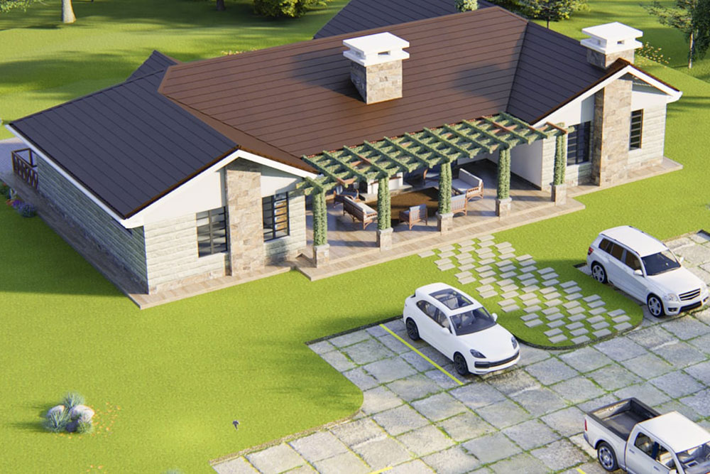 Tevvo Build 3 bedroom bungalow Three Bedroom AP-007